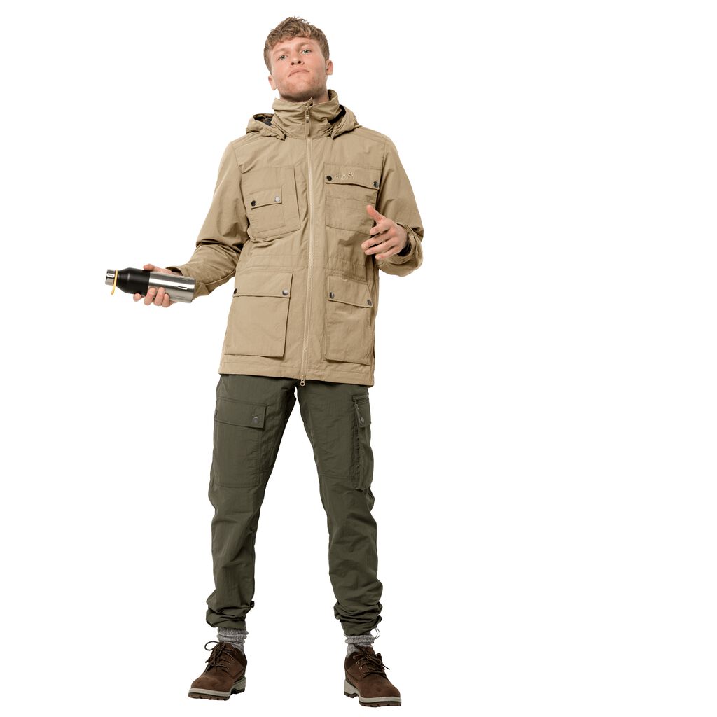 Jack Wolfskin LAKESIDE SAFARI Vestes Homme Marron - VQBUOLI-30